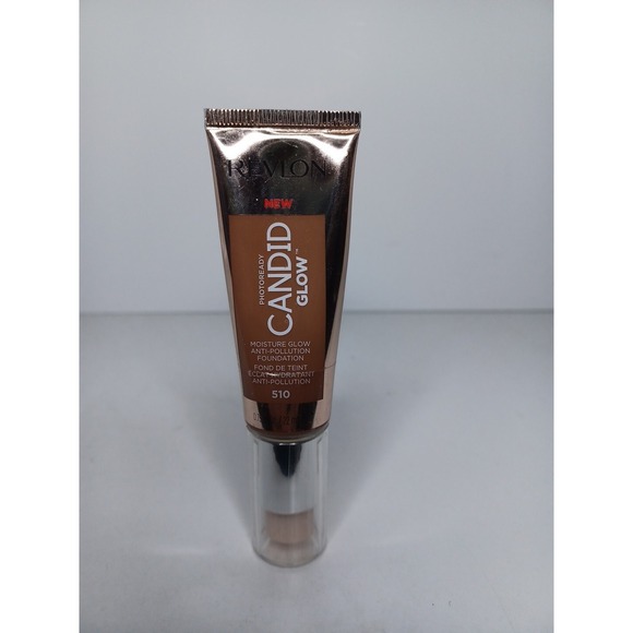 Revlon Photoready Candid Glow Moisture Glow Anti-Pollution Foundation 0.75oz 510 - Picture 1 of 2